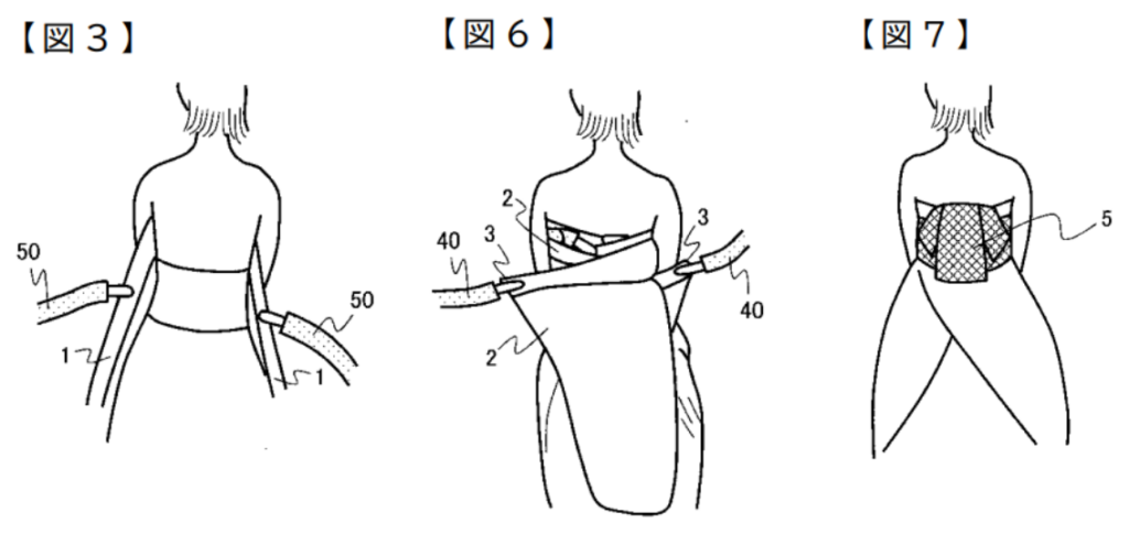 Method for Wearing a Kimono Like a Dress | Patent Drawing