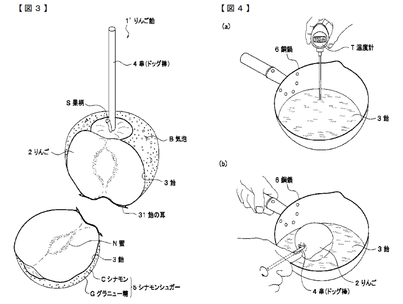 Method for Making a Candied Apple with Textured Coating Patent Drawing