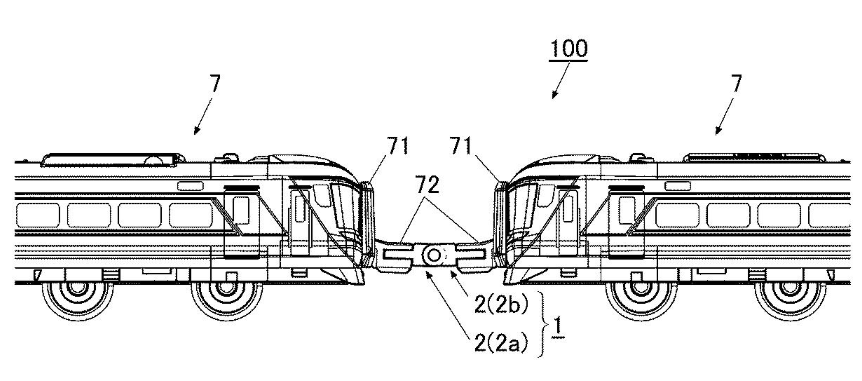 PLARAIL Coupling Mechanism for Smooth and Stable Train Connection | Japanese Patent Drawing